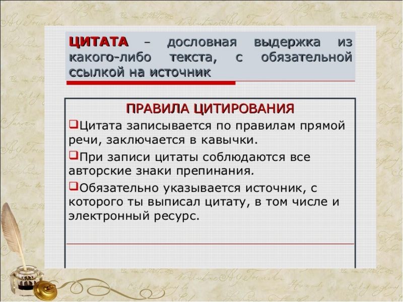 Cover Image of Как использовать цитаты в рефератах: правила и примеры